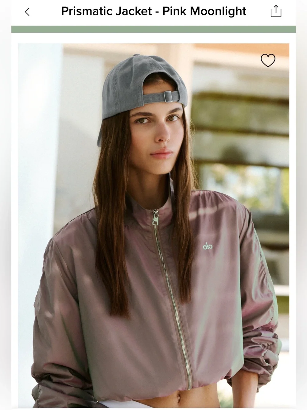 ALO Yoga lightweight iridescent